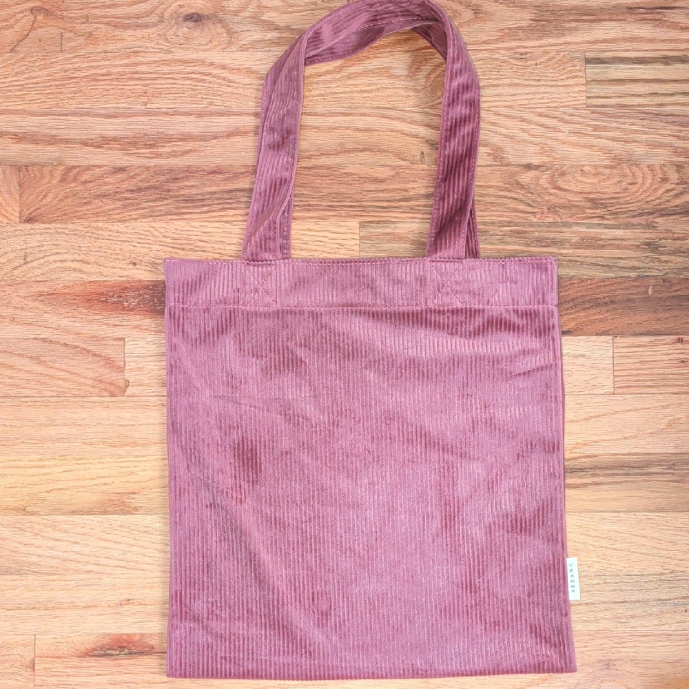 Sezane pink velvet Sofa Corduroy Tote Bag